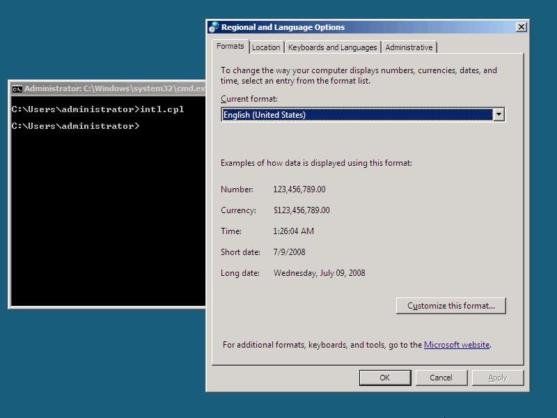 Installing Windows Server 2008 Server Core - ElMajdal.net