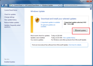 Downloading and Installing Windows 7 Service Pack One - ElMajdal.net