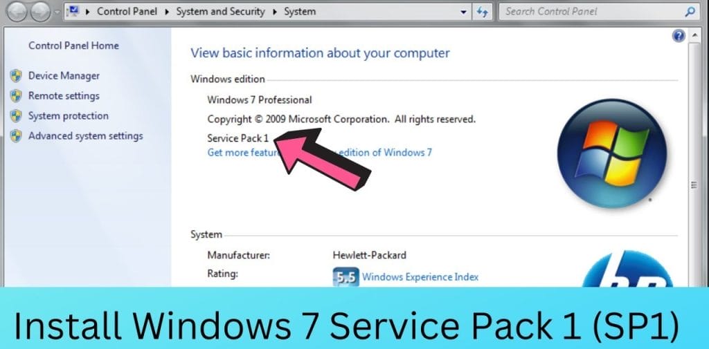Downloading and Installing Windows 7 Service Pack One - ElMajdal.net