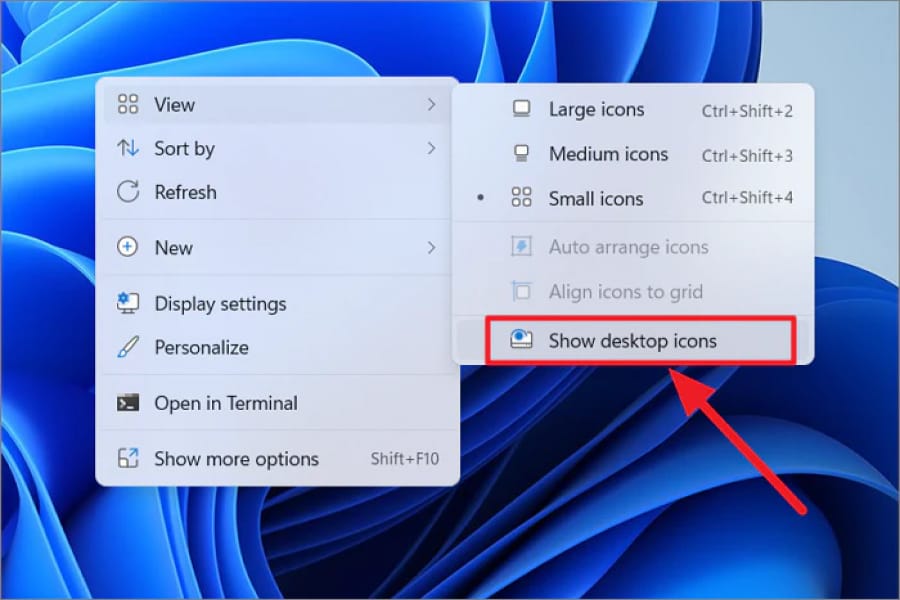 Change Size Of Desktop Icons In Windows 11
