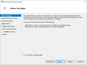 How To Create A Virtual Machine With Hyper-V in Windows Server 2016 ...