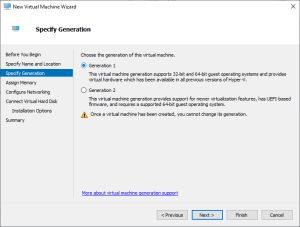 How To Create A Virtual Machine With Hyper-V in Windows Server 2016 ...