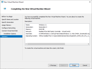 How To Create A Virtual Machine With Hyper-V in Windows Server 2016 ...