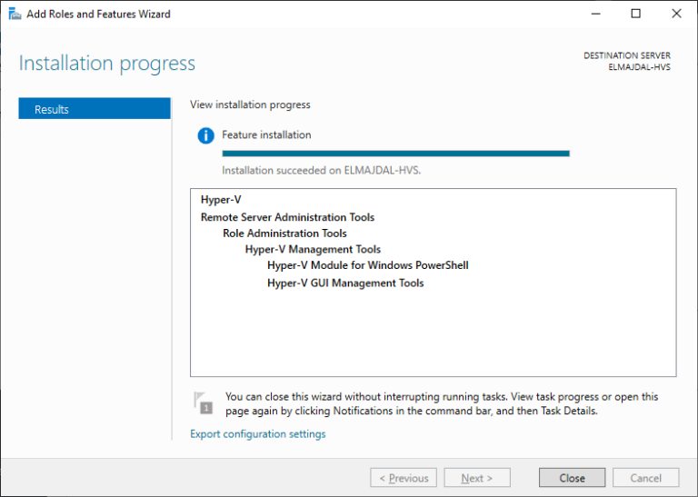 How To Install Hyper-V In Windows Server 2016/2019/2022